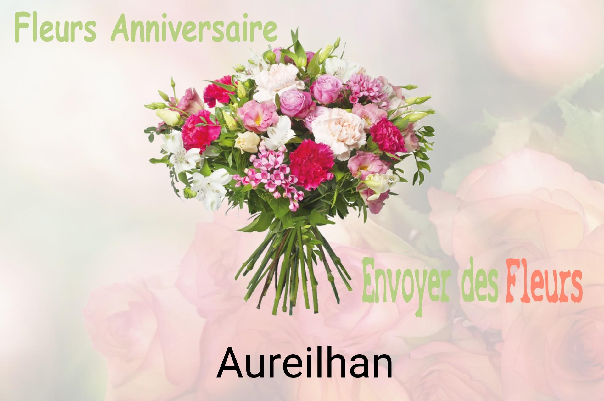 Bouquet de fleurs d’anniversaire livré à Aureilhan