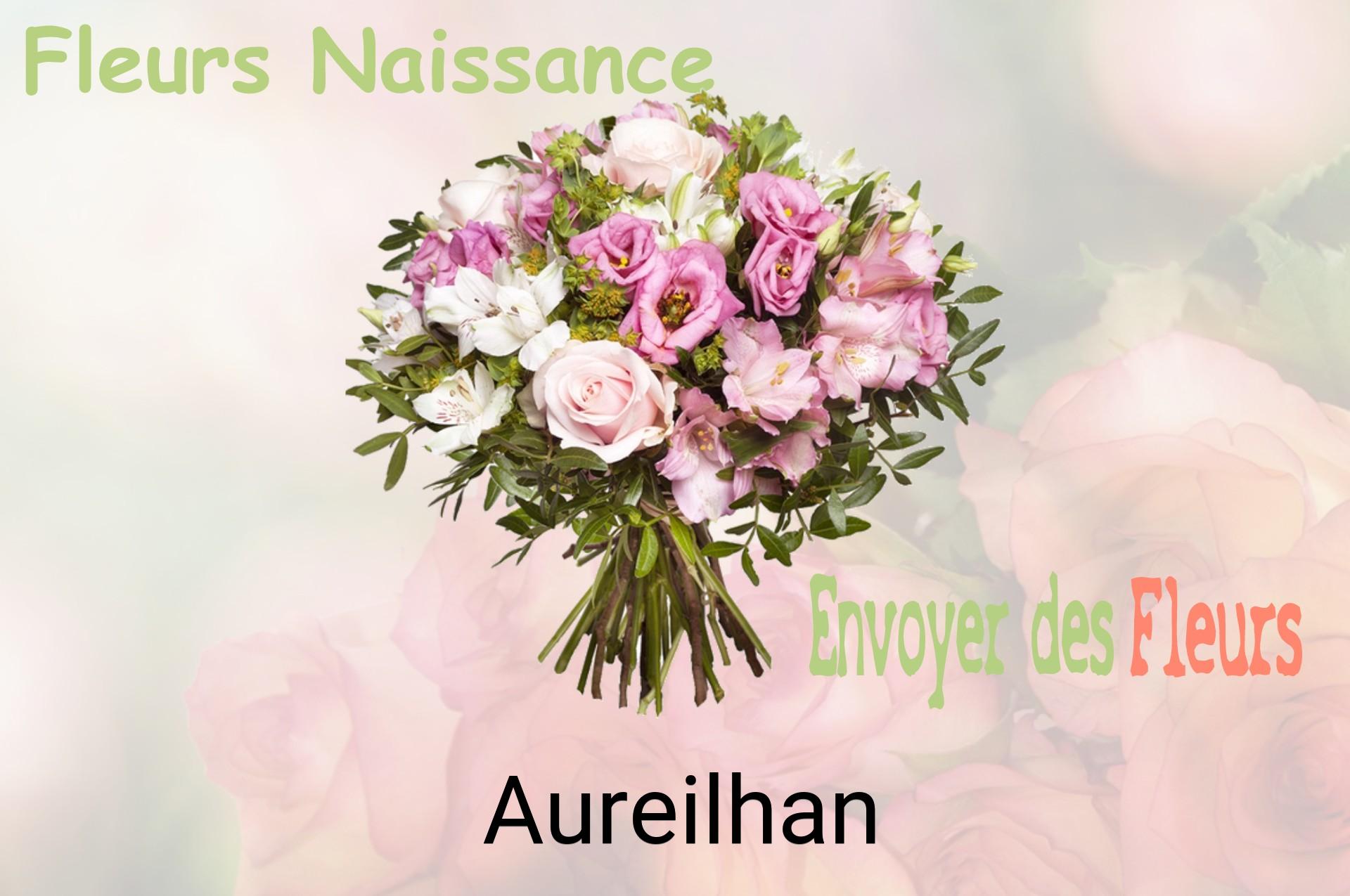 Bouquet de fleurs de naissance livré à Aureilhan
